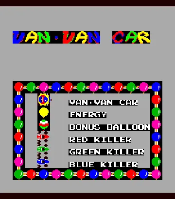 Van-Van Car screen shot title